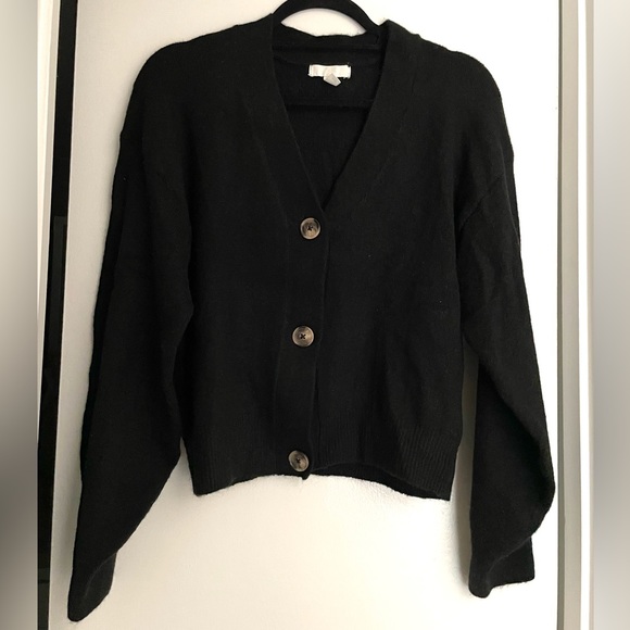 H&M Sweaters Black Hm Cardigan Sweater Hm London Poshmark